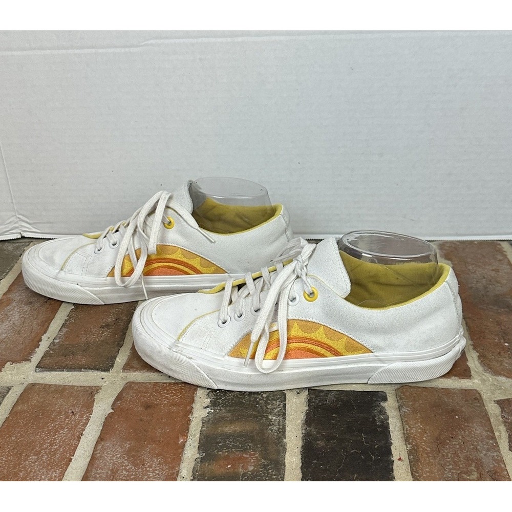 Vans‎ Lampin 86 DX Anaheim Factory Canvas Embroidered Sneakers Sunrise Sz 9.5